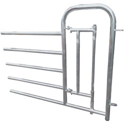 5-rail front end with man passage gate for stall barrier H. 1.15 m
