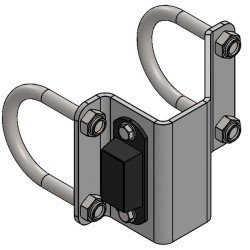 Support for non-return gate stopper Support for non-return gate stopper