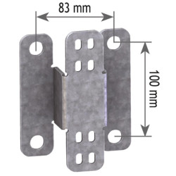Wall fastening for SECURIPASS gate