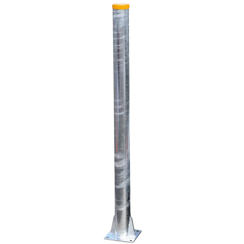 Ø 102 mm bared post on plate - H. 1.35 m - Thick. 4 mm Ø 102 mm bared post on plate - H. 1.35 m - Thick. 4 mm