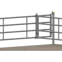 Double fastening flat bracket Double fastening flat bracket