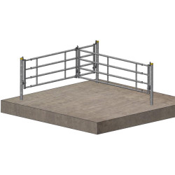 Double fastening flat bracket Double fastening flat bracket