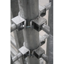 Ø 102 mm standard 1/2 bracket for 2 bolts in the axis Ø 102 mm standard 1/2 bracket for 2 bolts in the axis