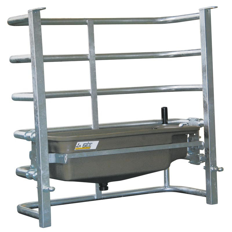 Double tube supports and protection for Polybac and Polytherme