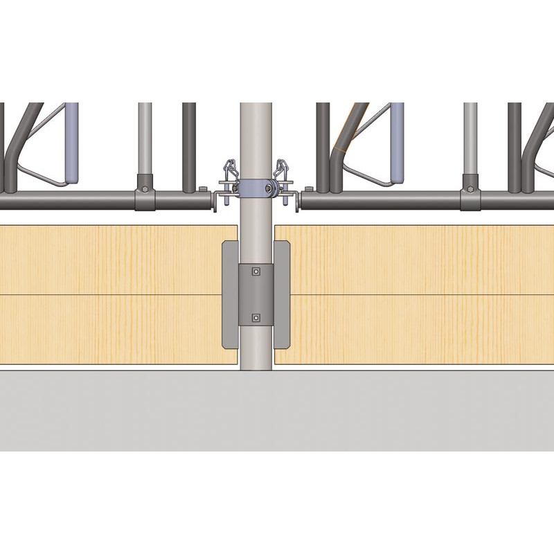 Face-to-face 2-way bracket for joist support Face-to-face 2-way bracket for joist support