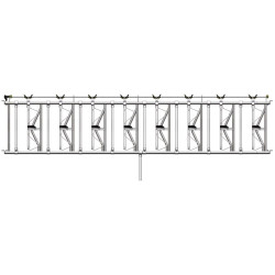 Comfort SR headlock panel - 5.40 m/8 spaces Comfort SR headlock panel - 5.40 m/8 spaces