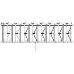 Comfort SR headlock panel - 4.40 m/8 spaces Comfort SR headlock panel - 4.40 m/8 spaces