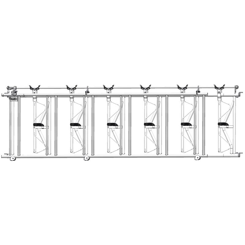 Comfort SRS headlock panel - 4 m/6 spaces