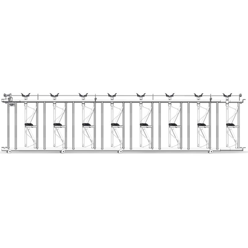 Comfort SRS headlock panel - 5 m/8 spaces Comfort SRS headlock panel - 5 m/8 spaces
