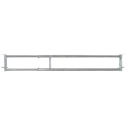 Extendable 2-rail feed panel - 3/4 m