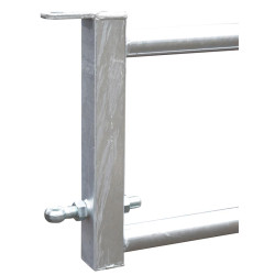 Extendable 2-rail feed panel - 3/4 m