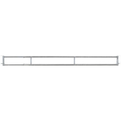 Extendable 2-rail feed panel - 4/5 m