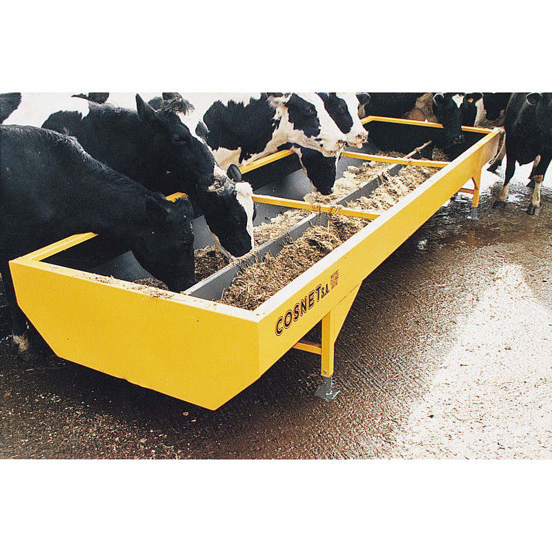 Deep width 5 x 1 m reinforced painted feed trough Deep width 5 x 1 m reinforced painted feed trough