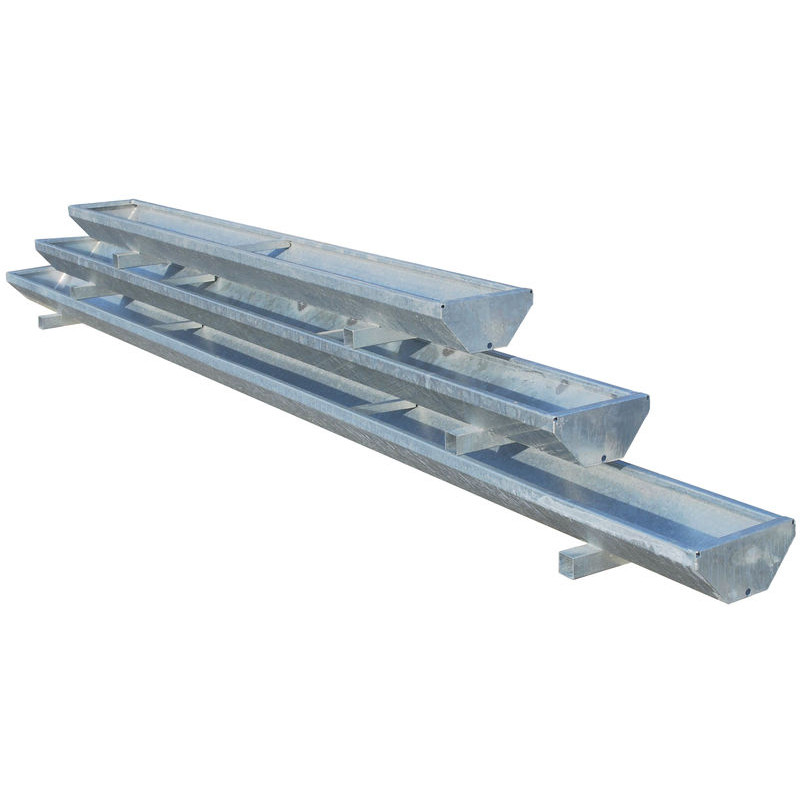 Feed trough for small animals - 2,45 x 0,33 m Feed trough for small animals - 2,45 x 0,33 m