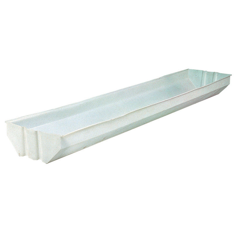 Feed pan for reinforced or standard metal trough