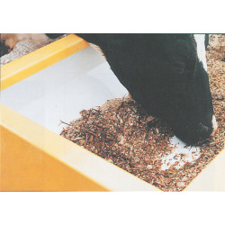 Feed pan for reinforced or standard metal trough