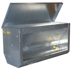 220 l calf feeder to hang on a fence