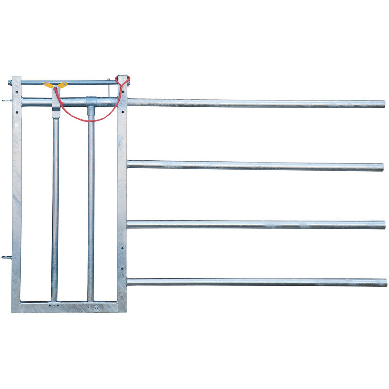 4-rail front end with headlock for stall barrier H. 1.15 m 4-rail front end with headlock for stall barrier H. 1.15 m