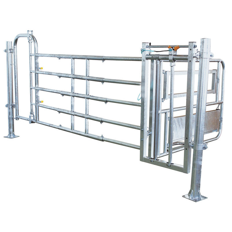 Complete tube unit (length 2.7/4 m) with caesarean stall and 5-rail blocking panel Complete tube unit (length 2.7/4 m) with caesarean stall and 5-rail blocking panel