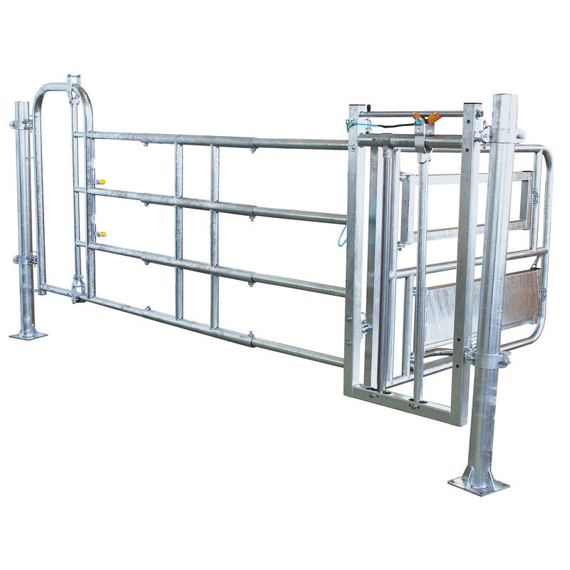 Complete tube unit (length 2.7/4 m) with caesarean stall and 4-rail blocking panel Complete tube unit (length 2.7/4 m) with caesarean stall and 4-rail blocking panel