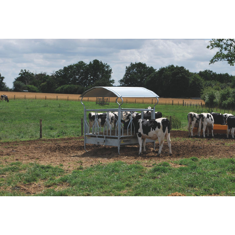 RTLS feed panel hay rack