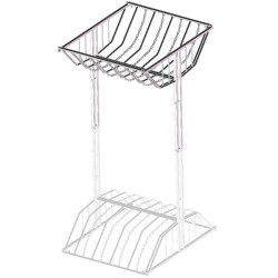 Hay rack with bars & chain