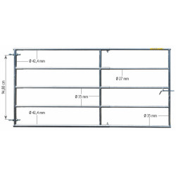 2/3 m Extendable field gate 2/3 m Extendable field gate