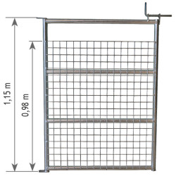 Meshed service gate