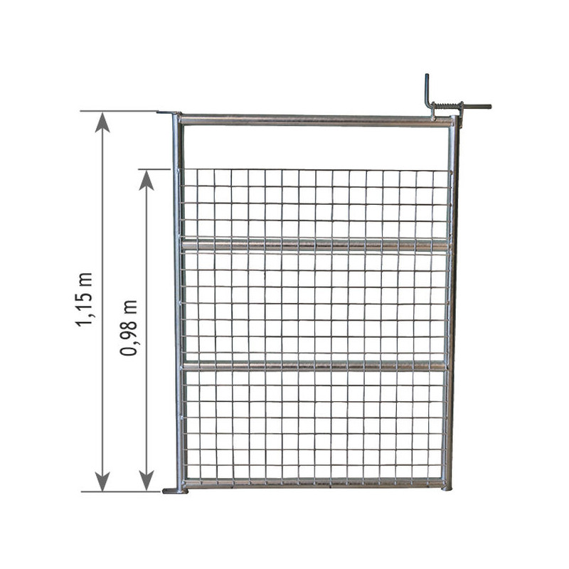 Meshed service gate