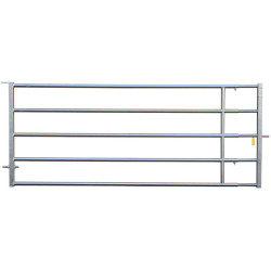 3/4 m extendable Ø 42.4 mm field gates with one latch