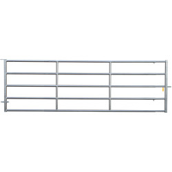 4/ m extendable Ø 42.4 mm field gates with one latch