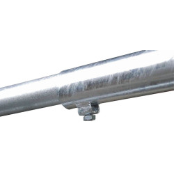 2/3 m extendable Ø 42.4/35 mm field gates with one latch