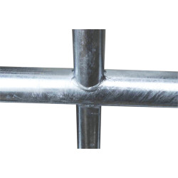 2/3 m extendable Ø 42.4/35 mm field gates with one latch