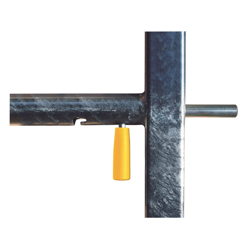 2/3 m extendable Ø 42.4/35 mm field gates with one latch