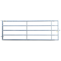 4/5 m extendable Ø 42.4/35 mm field gates with one latch