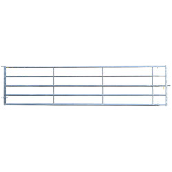 5/6 m extendable Ø 42.4/35 mm field gates with one latch
