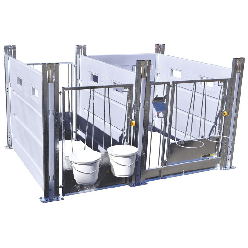 HYGIENE PRO SM calf pen with movable PE partitions HYGIENE PRO SM calf pen with movable PE partitions