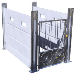 HYGIENE PRO SM calf pen with movable PE partitions HYGIENE PRO SM calf pen with movable PE partitions