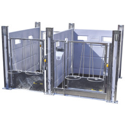 HYGIENE PRO LM calf pen with movable PE partitions