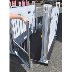 Barred rear gates for HYGIENE PRO LM calf pen