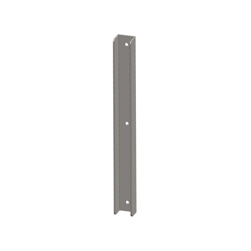 U-shaped profile for rear wall mounting of HYGIENE PRO PM, GM and STANDARD GM partitions
