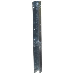 Fixing for right or left wall outlet for facade and barred rear gate