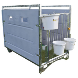 HYGIENE PRO - HDPE wheeled calf box - Model Single HYGIENE PRO - HDPE wheeled calf box - Model Single