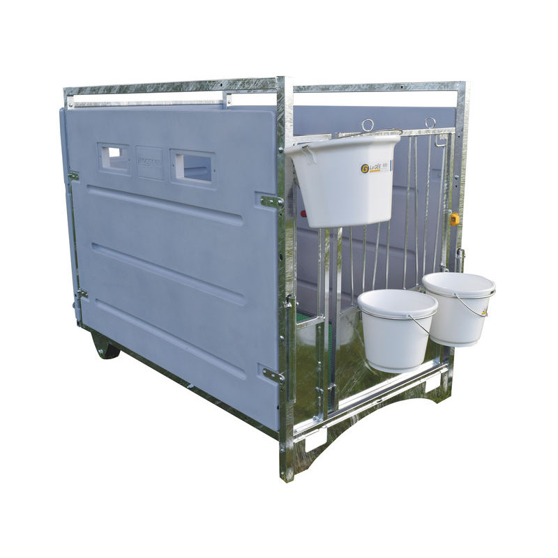 HYGIENE PRO - HDPE wheeled calf box - Model Single HYGIENE PRO - HDPE wheeled calf box - Model Single