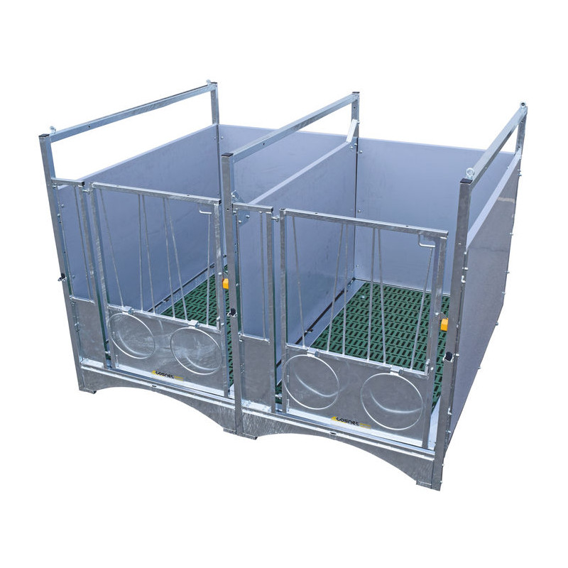 STANDARD - PVC wheeled calf box - Model DUO