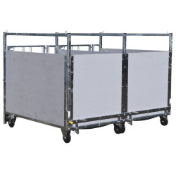 STANDARD - PVC wheeled calf box - Model DUO
