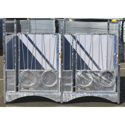 STANDARD - PVC wheeled calf box - Model DUO