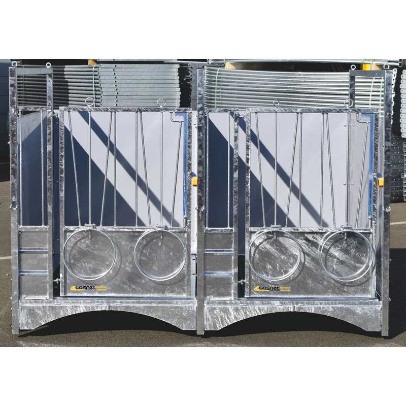 STANDARD - PVC wheeled calf box - Model DUO