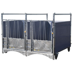 STANDARD - PVC wheeled calf box - Model DUO