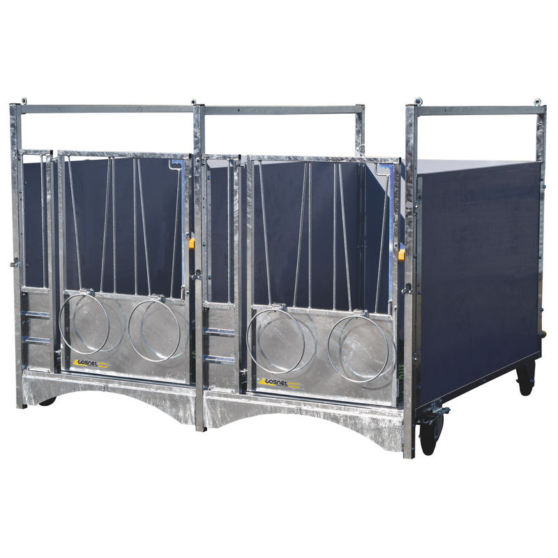 STANDARD - PVC wheeled calf box - Model DUO